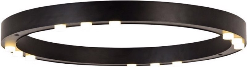 ACA Πλαφονιέρα Οροφής Αλουμίνιο 'MAGNETO' Μαύρο LED Φ65