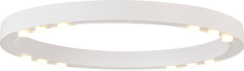 ACA Πλαφονιέρα Οροφής Αλουμίνιο 'MAGNETO' Λευκό LED Φ65Χ6,5cm JNAC36LED65WH