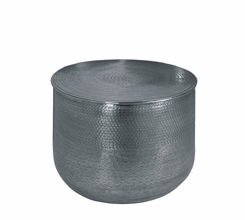 Έπιπλα σαλονιού agiovlasitishome - ΣΗΜΑΝΤΙΚΟ: Σε περίπτωση διαφοράς τιμής από το κατάστημα ισχύει παντα και μόνο η τιμή του καταστήματος Σφυρήλατο Τραπεζάκι Αλουμινίου Μολυβί Φ52Χ39cm (Μέγεθος