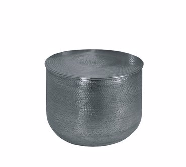 Σφυρήλατο Τραπεζάκι Αλουμινίου Μολυβί Φ52Χ39cm (Μέγεθος: Small)