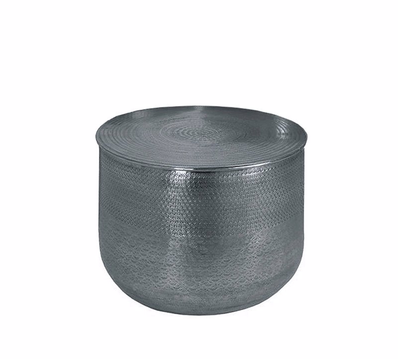 Έπιπλα σαλονιού agiovlasitishome - ΣΗΜΑΝΤΙΚΟ: Σε περίπτωση διαφοράς τιμής από το κατάστημα ισχύει παντα και μόνο η τιμή του καταστήματος Σφυρήλατο Τραπεζάκι Αλουμινίου Μολυβί Φ52Χ39cm (Μέγεθος