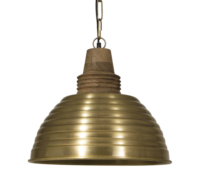 Zaros Monofoto Fotistiko Kampana Metalliko/Xulino Bronze E27 D44 LS204