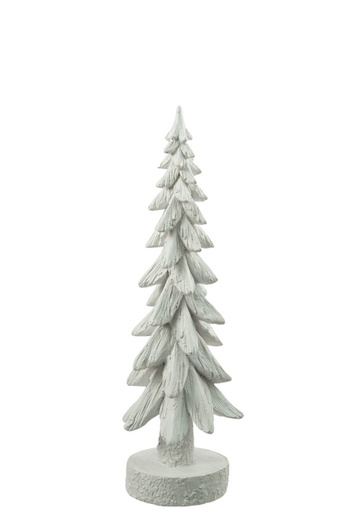 Zen Collection Xristougnniatiko Dentro Resin Lefko me Basi 13x12x38.5cm 50277