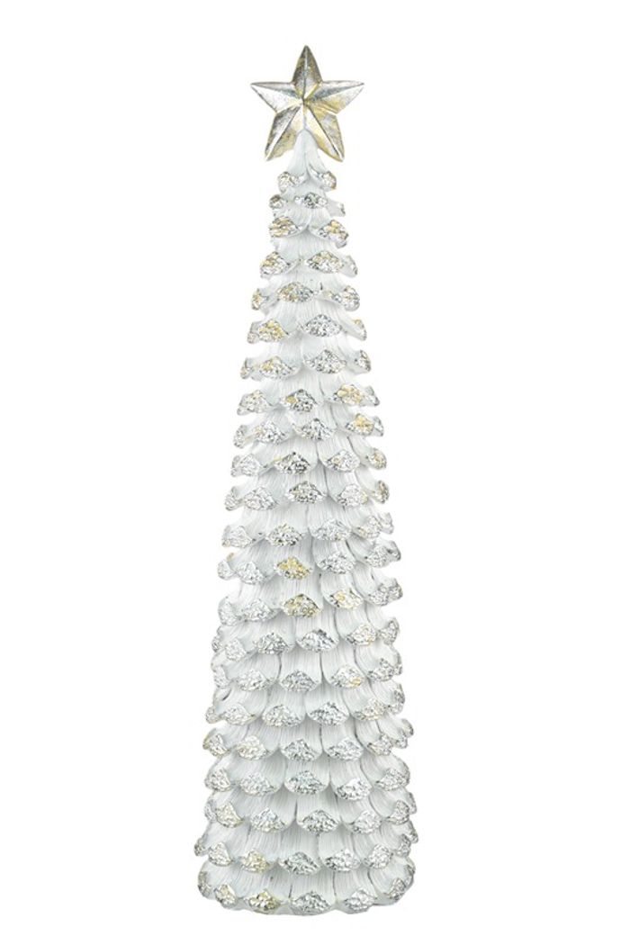 Zen Collection Xristougnniatiko Dentro Resin Koukounari Lefko 12x12x45.5cm 50320