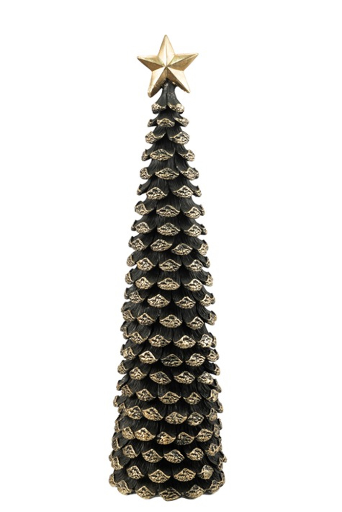 Zen Collection Xristougnniatiko Dentro Resin Koukounari Mavro/Xruso 12x12x45.5cm 50326