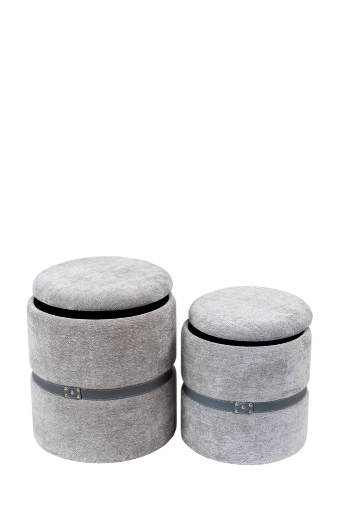 Zen Collection Set ton 2 Skampo Ggri me Dermataki 41x41x45cm/35x35x38cm 52919