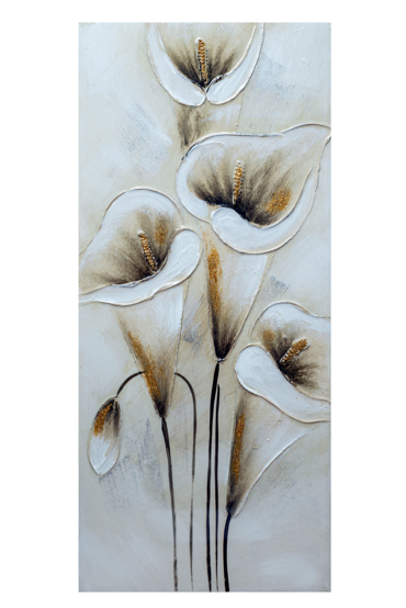 Zen Collection Πίνακας Ζωγραφικής Τουλίπες σε Καμβά Γυαλιστερός 40x3x90cm 48178