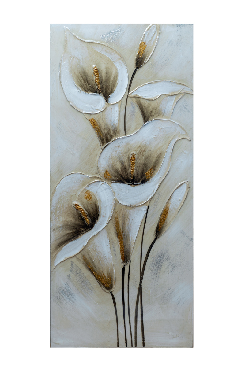 Zen Collection Πίνακας Ζωγραφικής Τουλίπες σε Καμβά Γυα