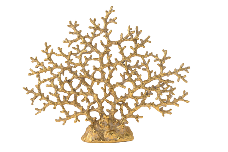 Zen Collection Διακοσμητικό Δέντρο Resin Χρυσό 43×6.7×34.3cm 49536