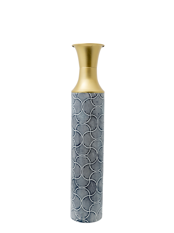 Zen Collection Bazo Metalliko Xruso me Ble Sxedio F13.5x70.5cm 49647