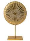 Zen Collection Diakosmitikos Kuklos Xrusos Metallikos me Basi 24.5x10x40cm 49916