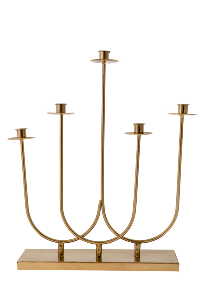 Zen Collection Diakosmitiko Kiropigo Metalliko Xruso Antike me Basi 44.5x10x51.5cm 49934