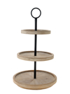 Zen Collection Stand Triplo Xulino me Metalliko Xerouli F34x56.5cm 49943