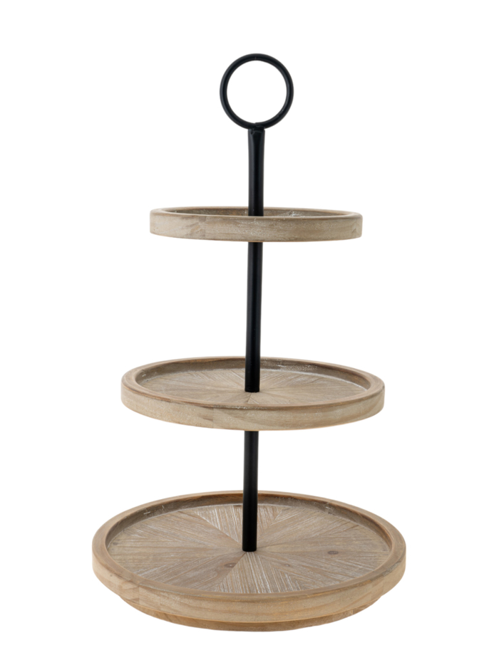 Zen Collection Stand Triplo Xulino me Metalliko Xerouli F34x56.5cm 49943