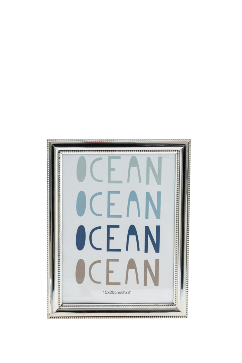Zen Collection - ΣΗΜΑΝΤΙΚΟ: Σε περίπτωση διαφοράς τιμής από το κατάστημα ισχύει παντα και μόνο η τιμή του καταστήματος Zen Collection Κορνίζα Πλαστική (15x20cm) Ασημί 15.5x1x