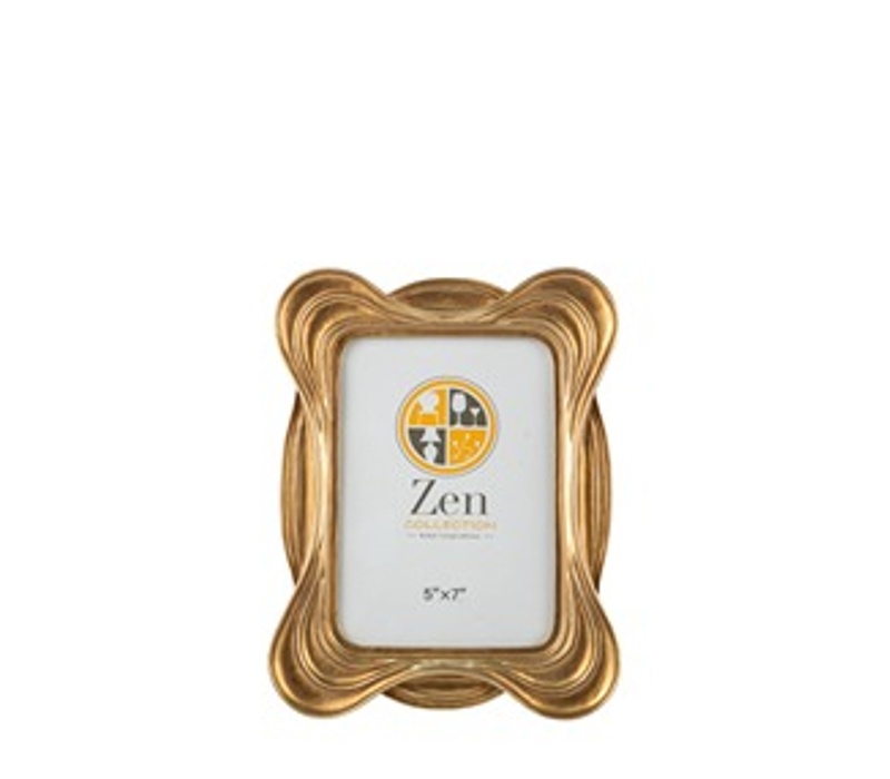Zen Collection - ΣΗΜΑΝΤΙΚΟ: Σε περίπτωση διαφοράς τιμής από το κατάστημα ισχύει παντα και μόνο η τιμή του καταστήματος Zen Collection Κορνίζα Resin Χρυσή 13x18cm 50716