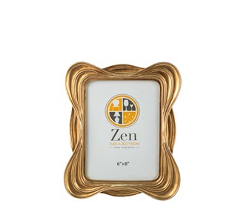 Zen Collection - ΣΗΜΑΝΤΙΚΟ: Σε περίπτωση διαφοράς τιμής από το κατάστημα ισχύει παντα και μόνο η τιμή του καταστήματος Zen Collection Κορνίζα Resin Χρυσή 15x20cm 50717