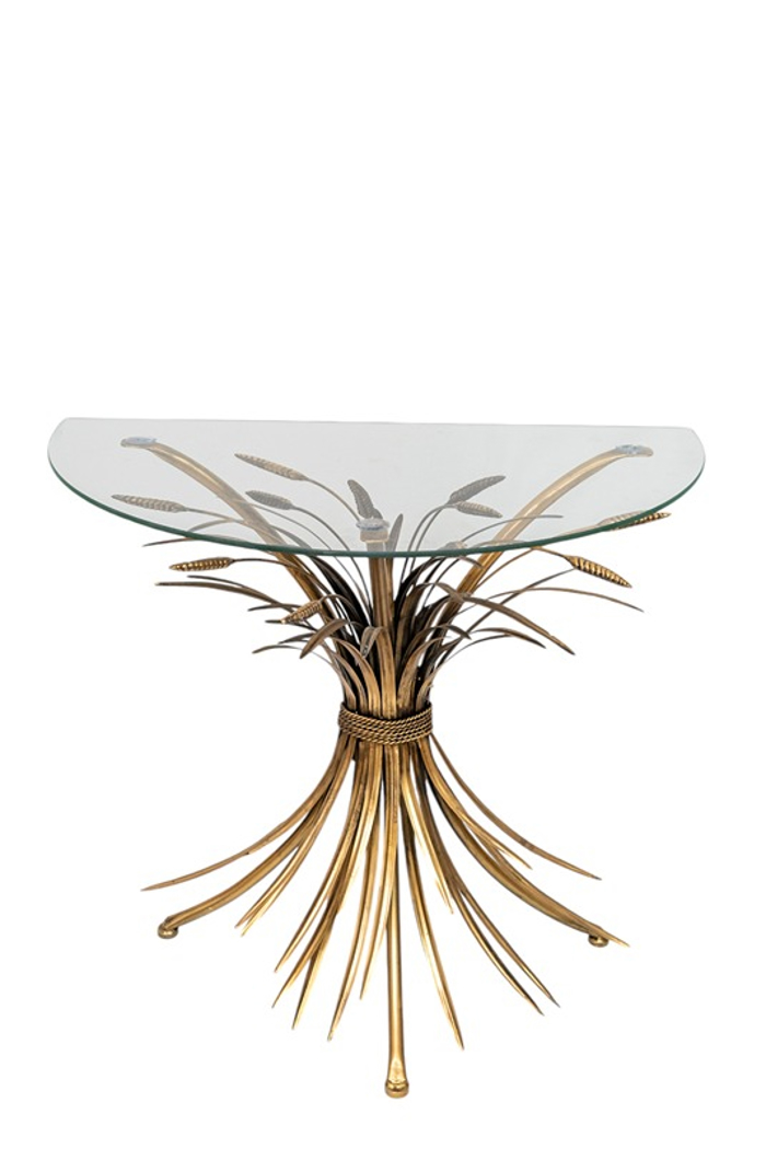 Zen Collection Konsola Metalliki Xrusi me Tzami 80.5x44.5x75.5cm 51123