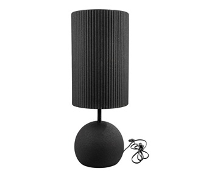 Zen Collection - ΣΗΜΑΝΤΙΚΟ: Σε περίπτωση διαφοράς τιμής από το κατάστημα ισχύει παντα και μόνο η τιμή του καταστήματος Zen Collection Επιτραπέζιο Φωτιστικό Μεταλλικό Μαύρο Φ2