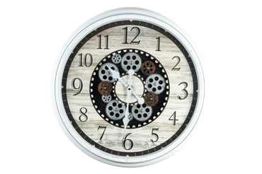 Zen Collection Ρολόι Resin με Σχέδιο Γρανάζια Φ51cm 53031